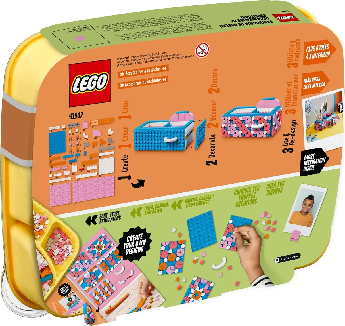 LEGO Dots 41907 Desk Organiser set, image 11