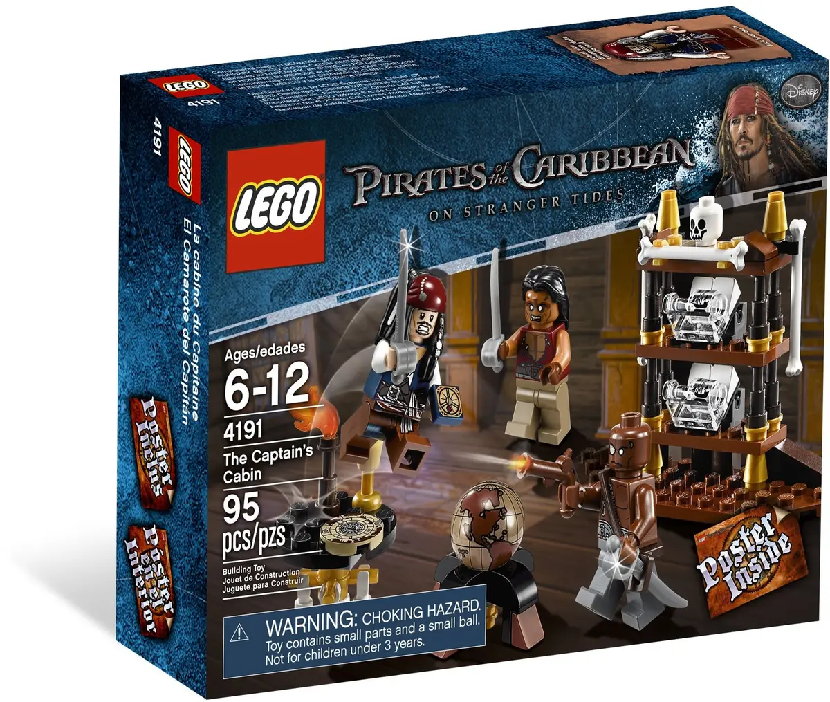 LEGO Pirates of the Caribbean 4191 Captain's Cabin set, image 8