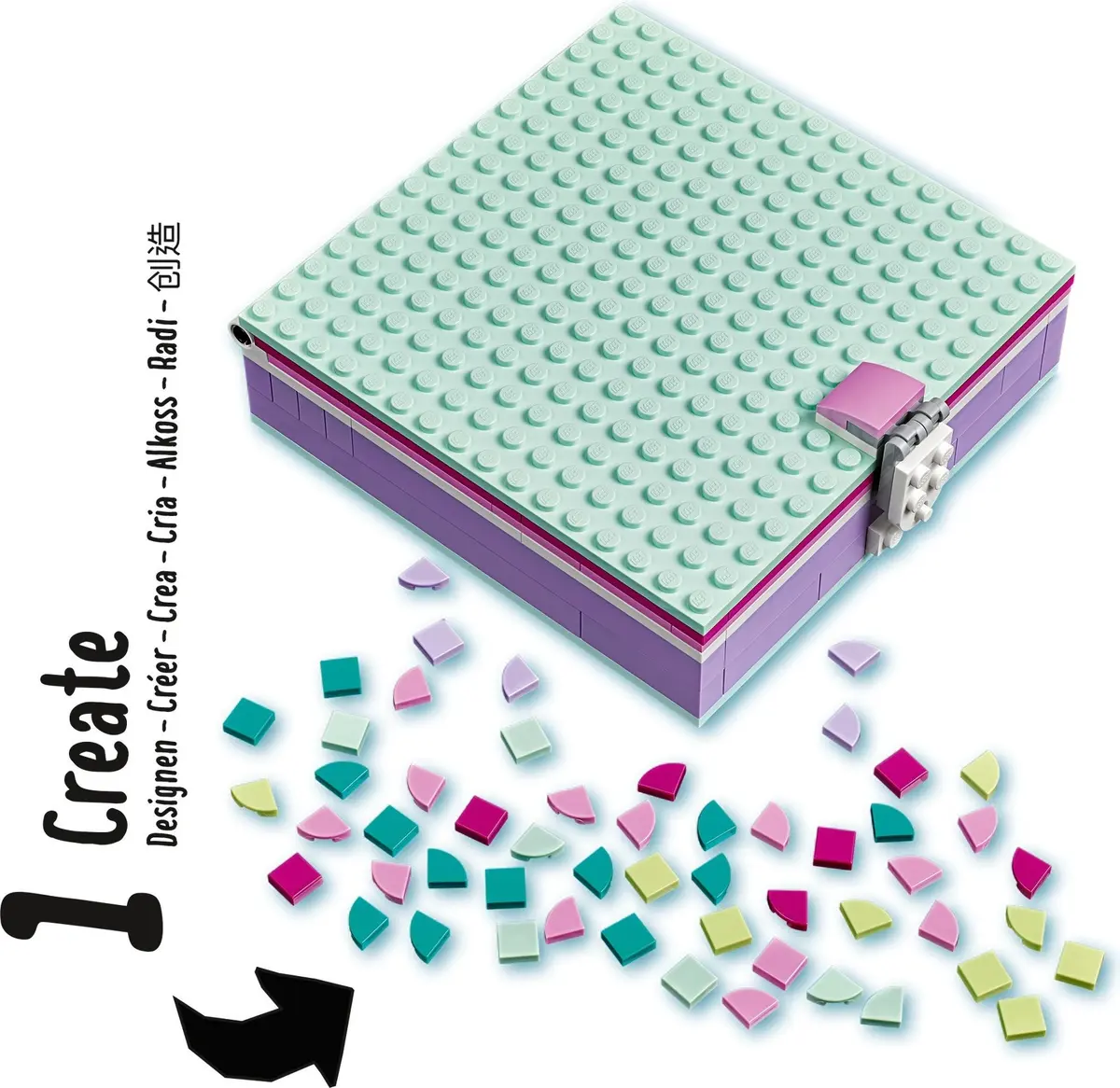 LEGO Dots 41915 Jewellery Box set, image 6