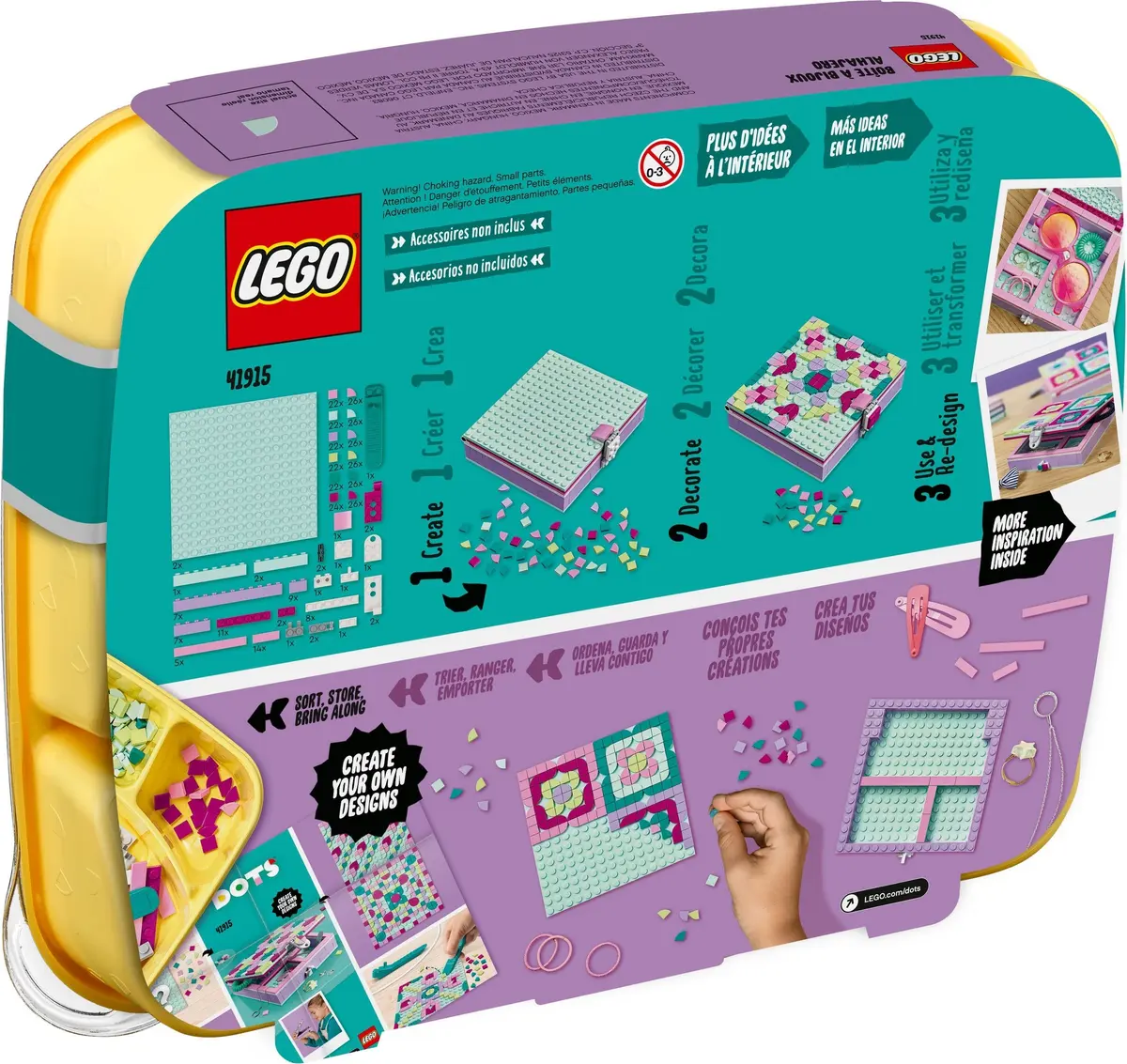 LEGO Dots 41915 Jewellery Box set, image 9