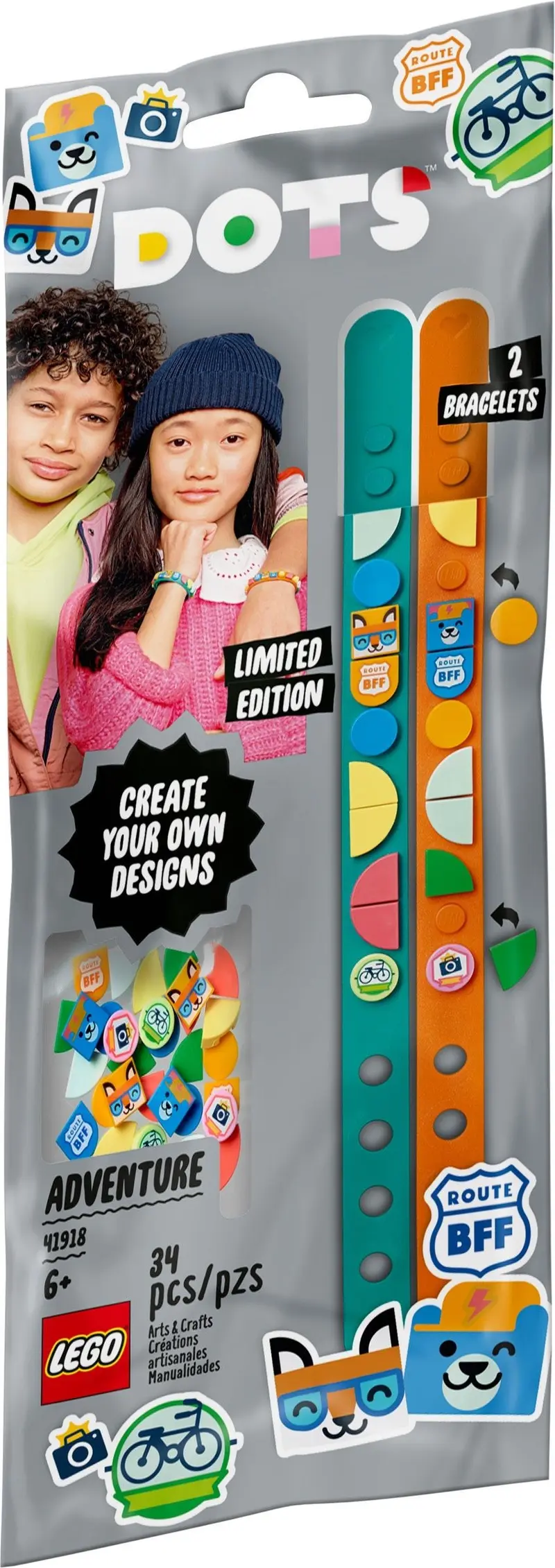 LEGO Dots 41918 Adventure Bracelets set, image 2