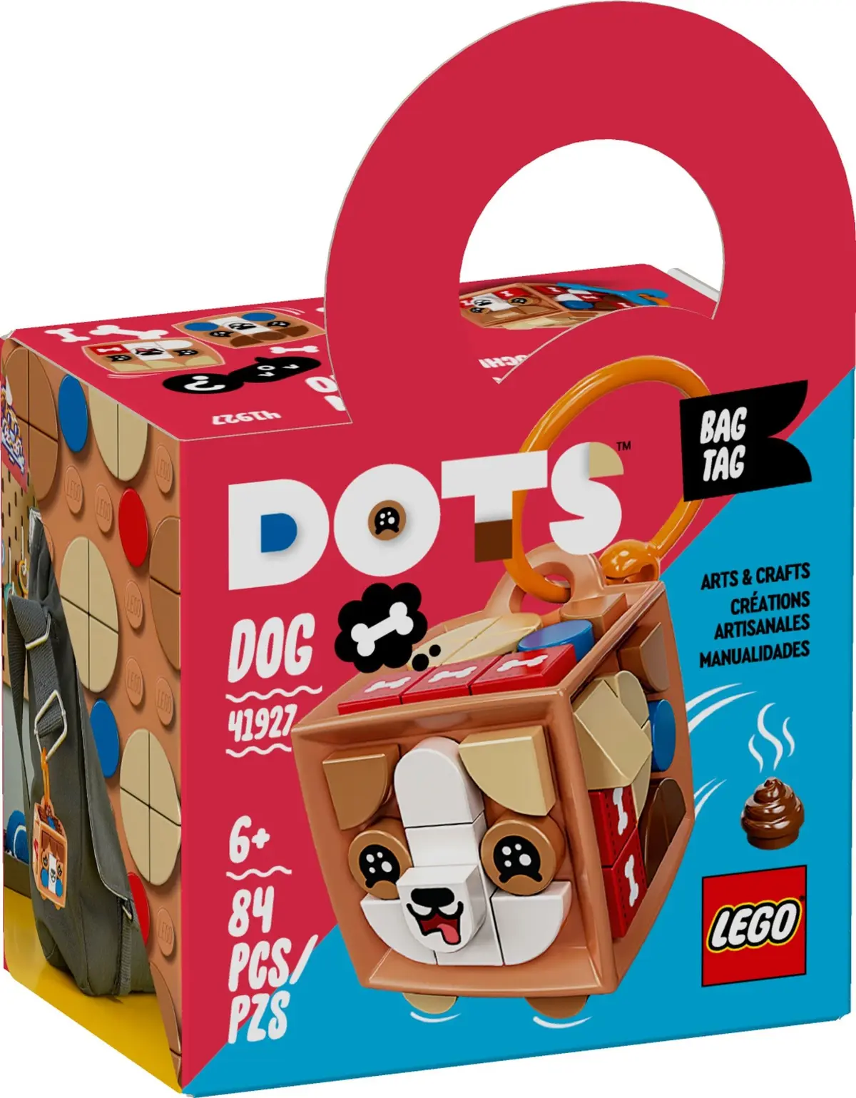 LEGO Dots 41927 Bag Tag Dog set, image 2