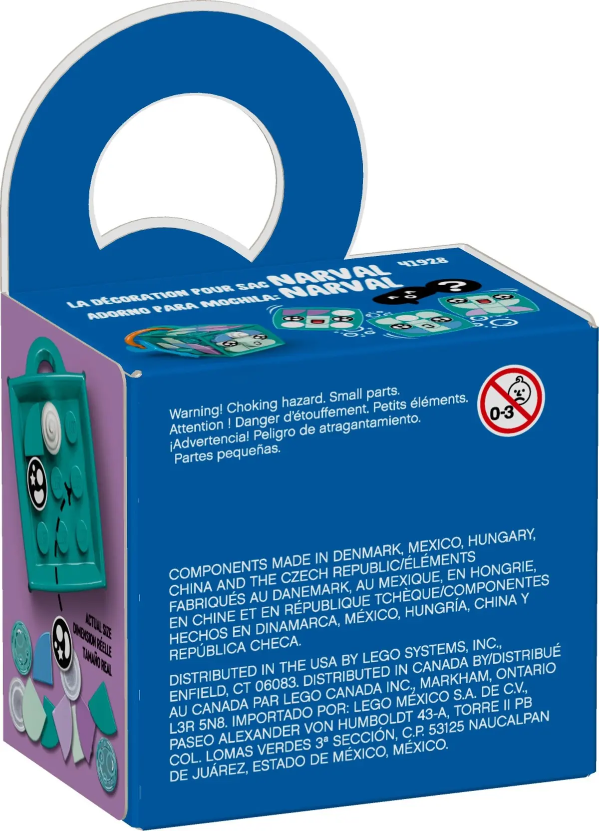 LEGO Dots 41928 Bag Tag Narwhal set, image 12