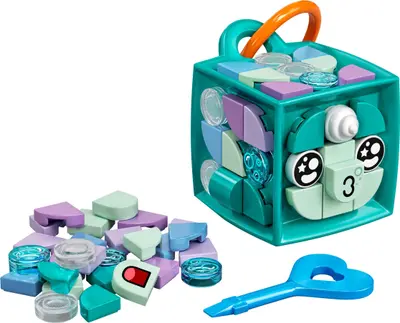 LEGO Dots 41928 Bag Tag Narwhal set