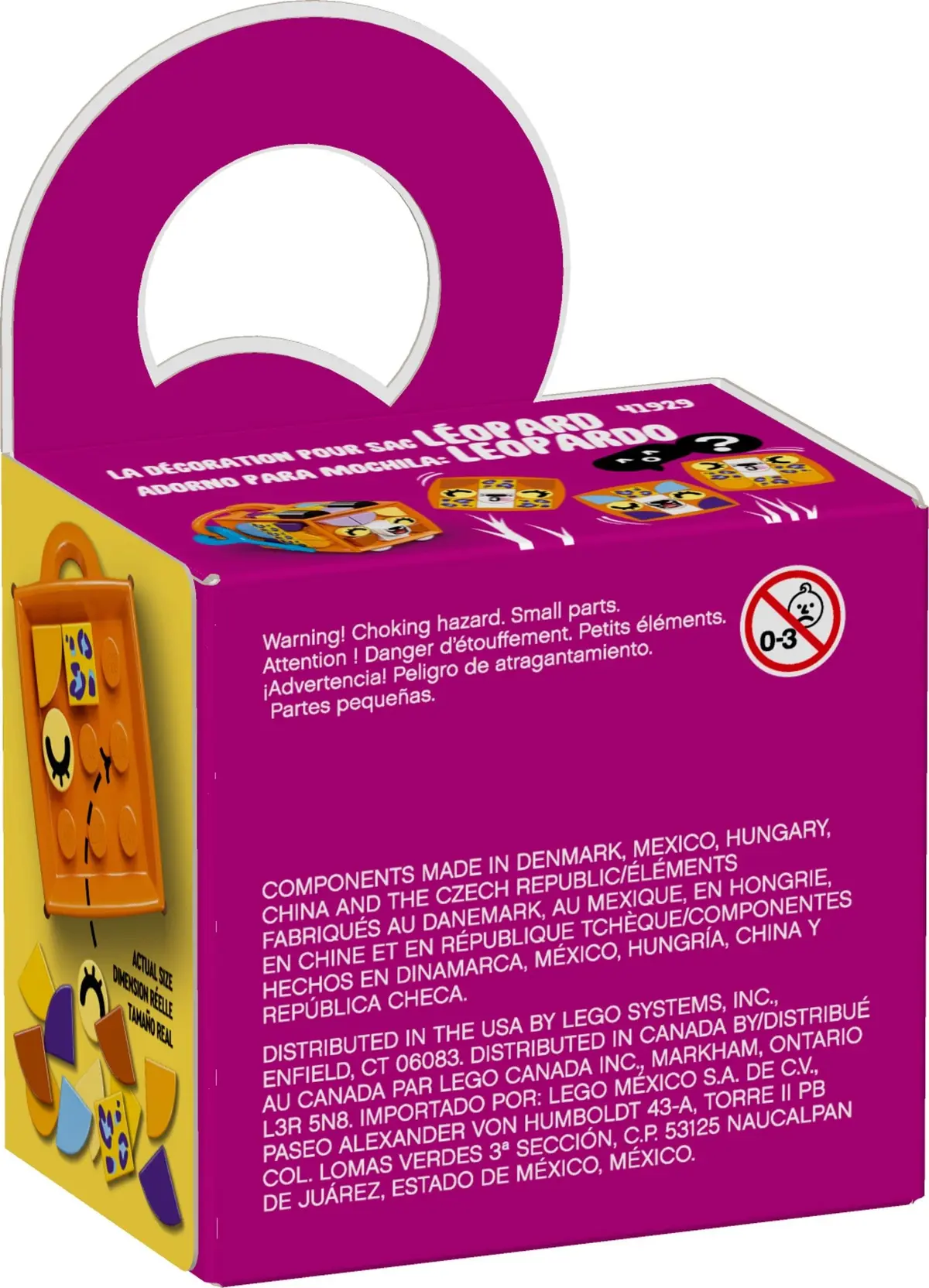 LEGO Dots 41929 Bag Tag Leopard set, image 8