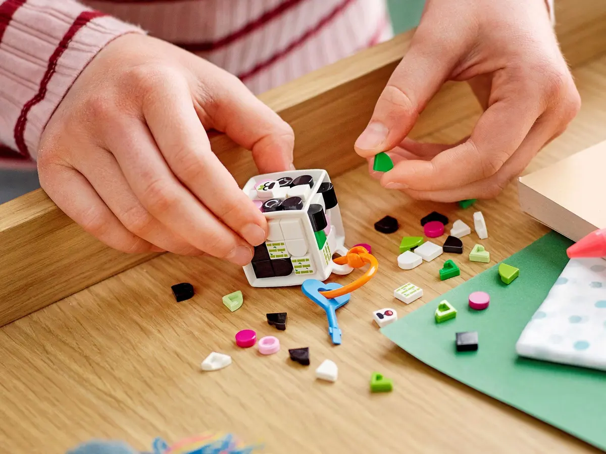 LEGO Dots 41930 Bag Tag Panda set, image 3