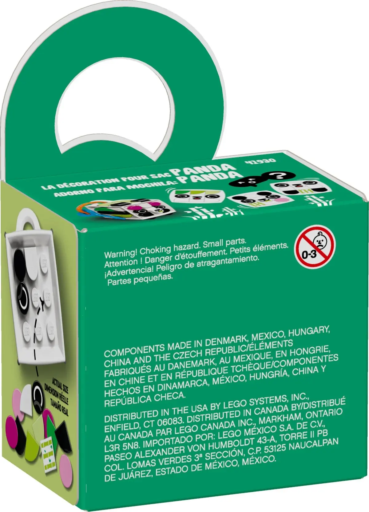 LEGO Dots 41930 Bag Tag Panda set, image 11