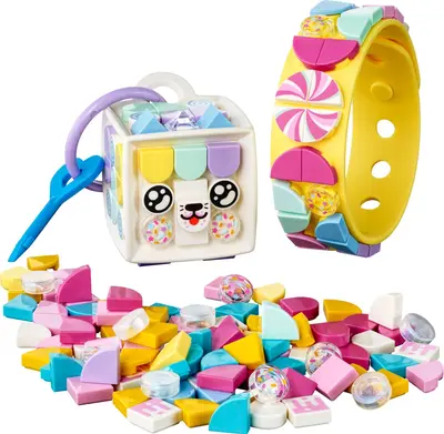 LEGO Dots 41944 Candy Kitty Bracelet & Bag Tag set