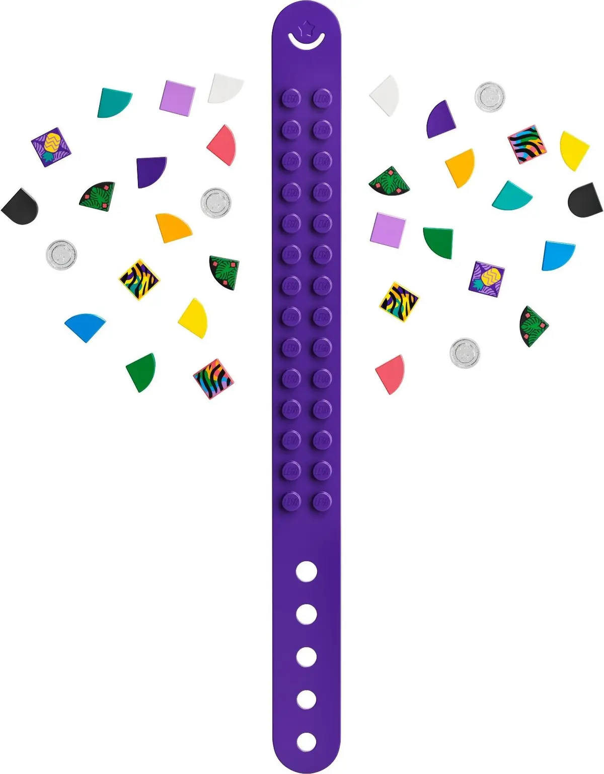 LEGO Dots 41945 Neon Tiger Bracelet & Bag Tag set, image 8