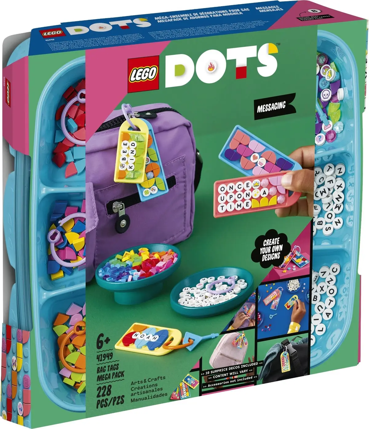 LEGO Dots 41949 Bag Tags Mega Pack – Messaging set, image 2