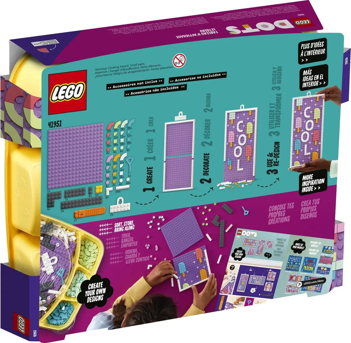 LEGO Dots 41951 Message Board set, image 3