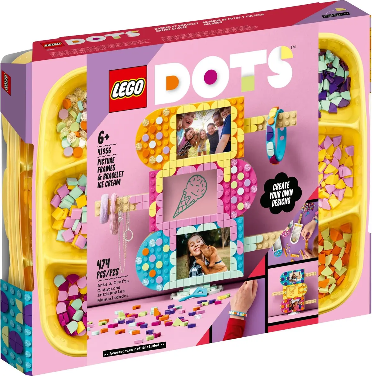 LEGO Dots 41956 Picture Frames & Bracelet Ice Cream set, image 2