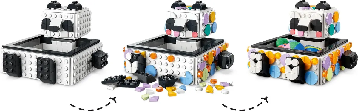 LEGO Dots 41959 Cute Panda Tray set, image 3