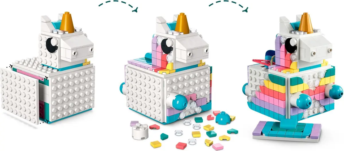 LEGO Dots 41962 Unicorn Creative Family Pack set, image 3