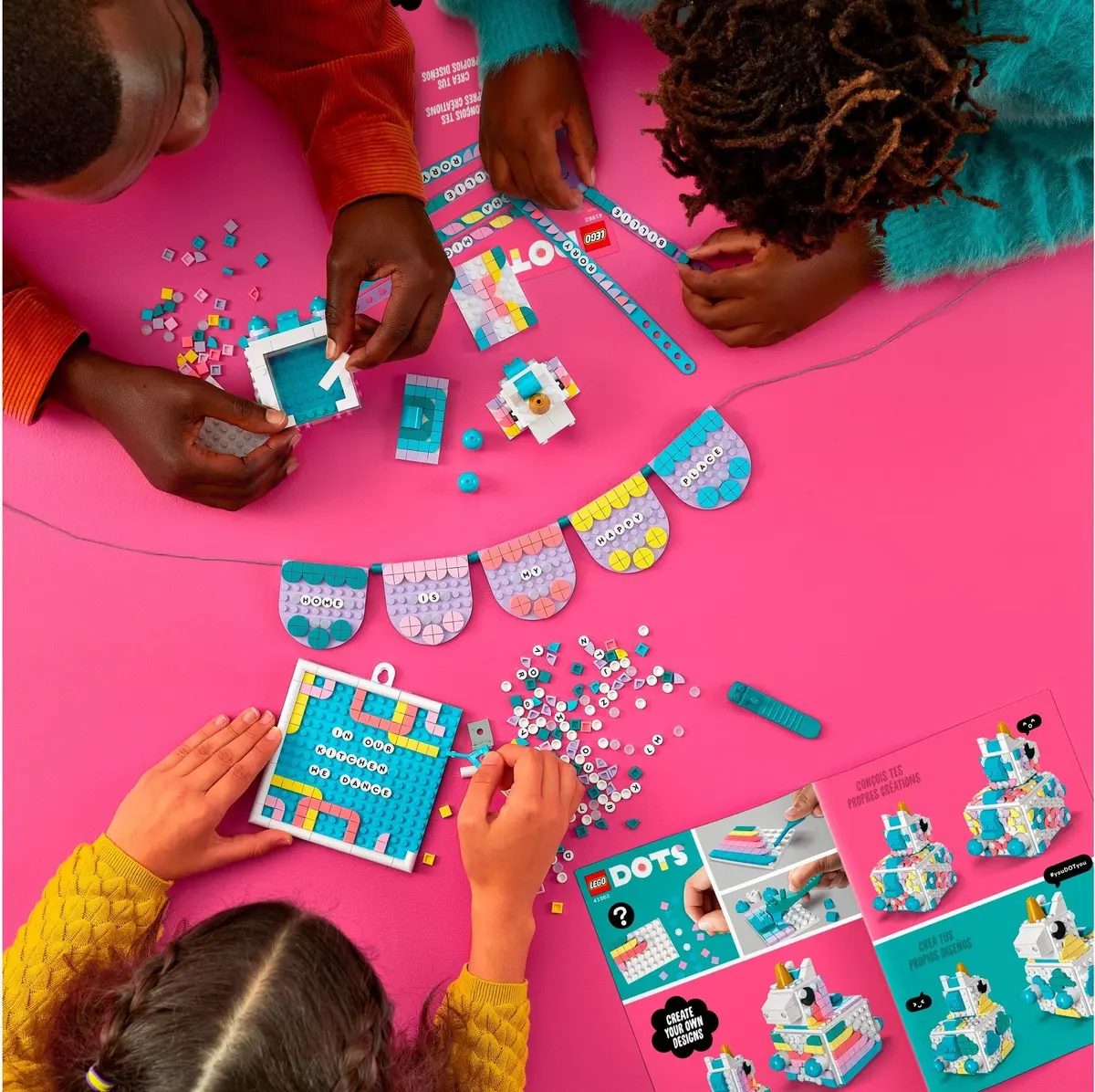 LEGO Dots 41962 Unicorn Creative Family Pack set, image 7
