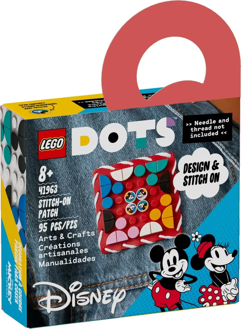 LEGO Dots 41963 Mickey Mouse & Minnie Mouse Stitch-on Patch set, image 2