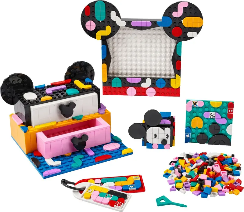 LEGO Dots 41964 Mickey Mouse & Minnie Mouse Back-to-School Project Box set