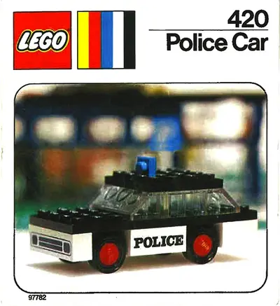 LEGO LEGOLAND 420 Police Car set