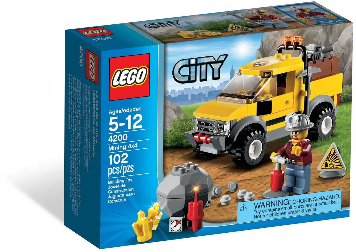 LEGO City 4200 Mining 4x4 set, image 2