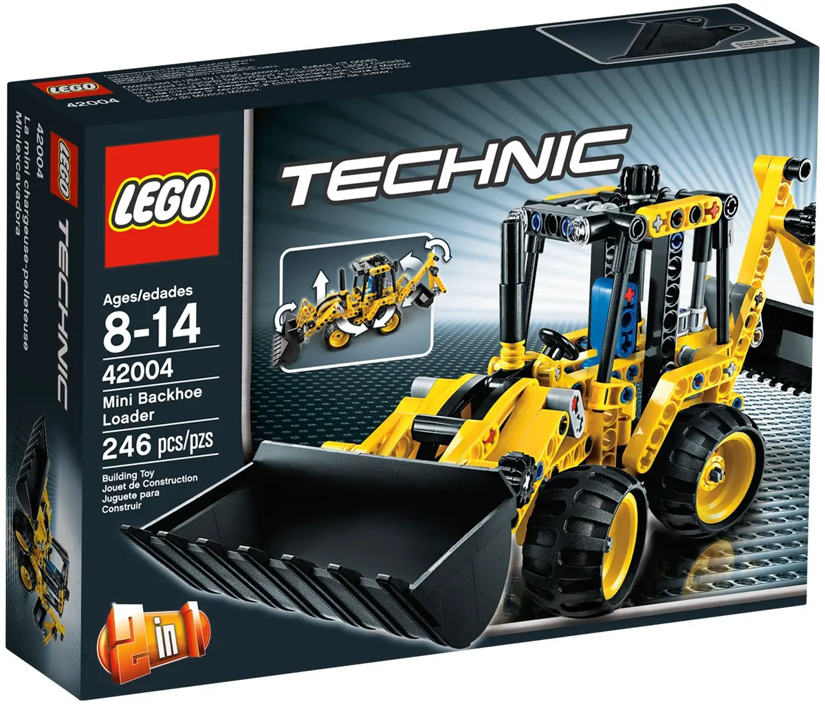 LEGO Technic 42004 Mini Backhoe Loader set, image 2