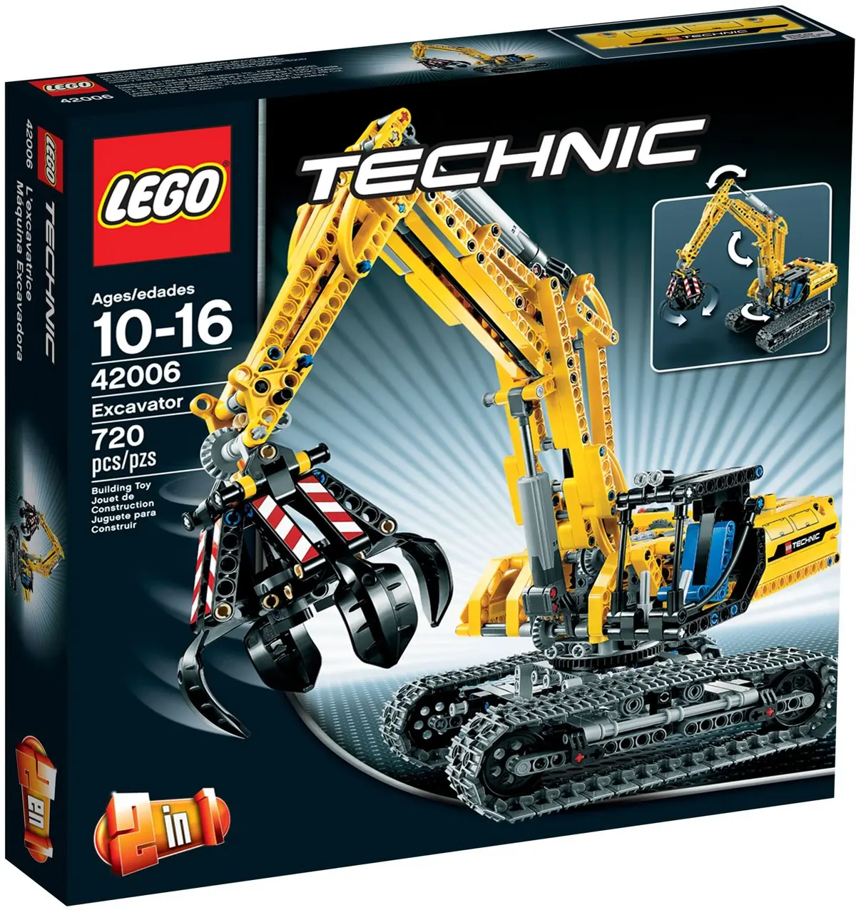 LEGO Technic 42006 Excavator set, image 2
