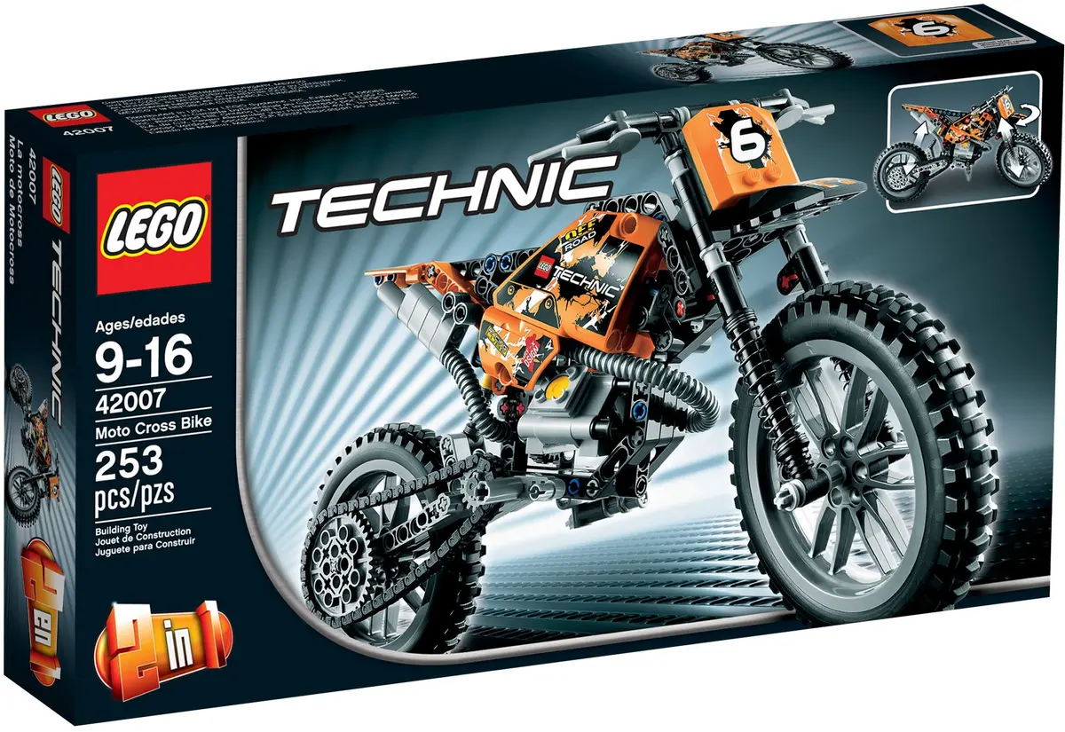 LEGO Technic 42007 Moto Cross Bike set, image 2