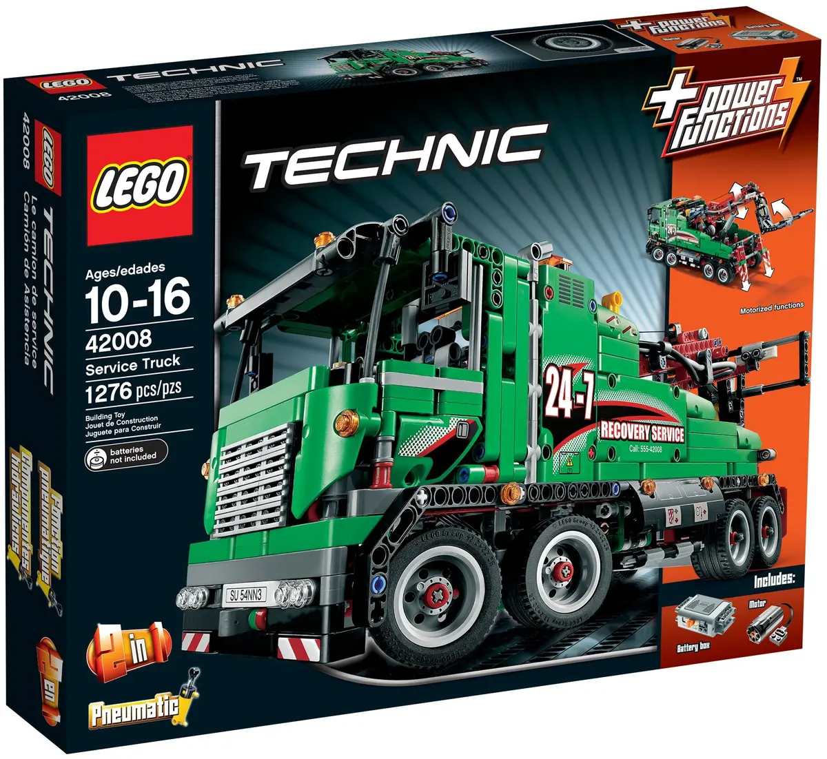 LEGO Technic 42008 Service Truck set, image 2