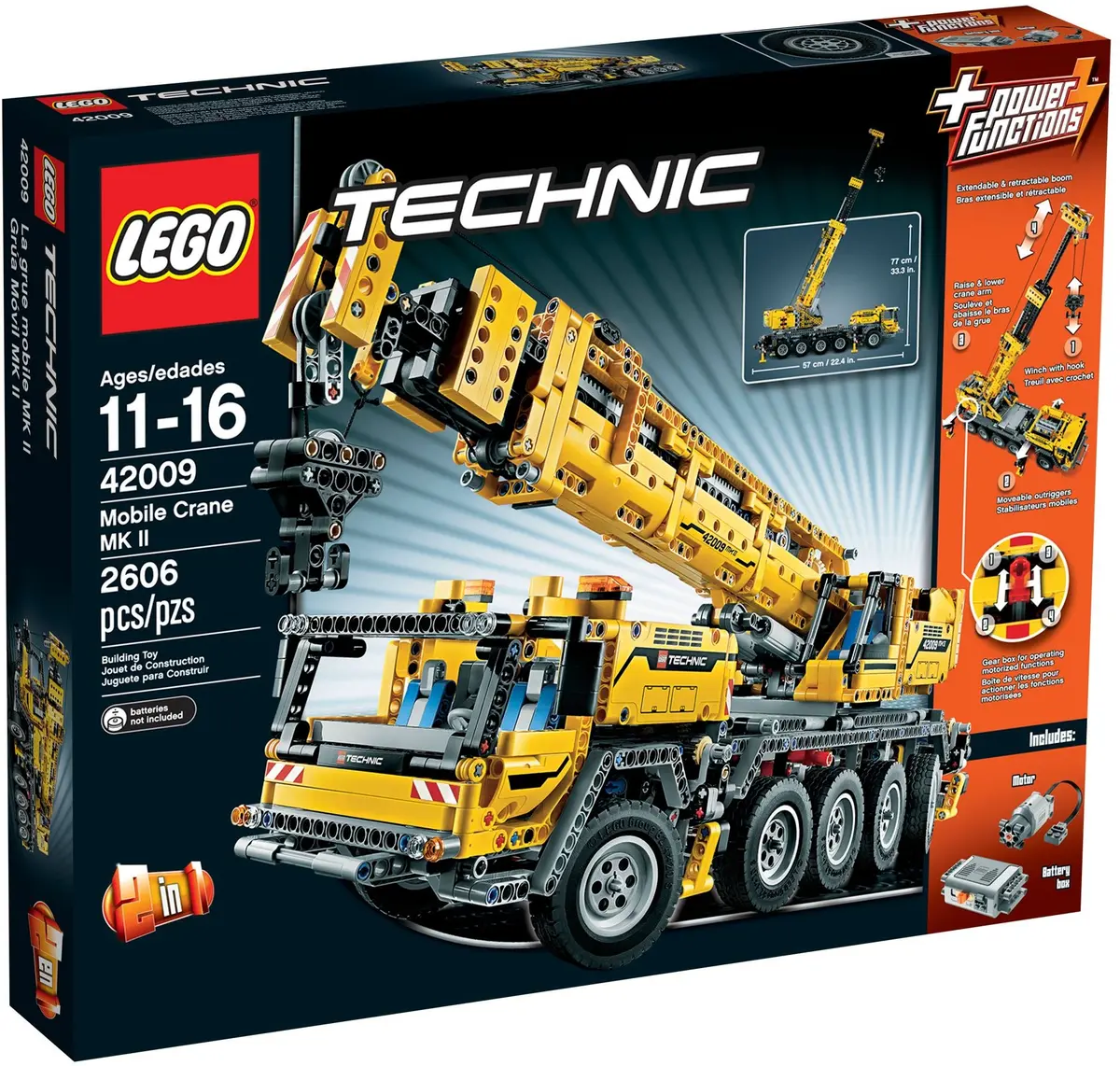 LEGO Technic 42009 Mobile Crane MK II set, image 2