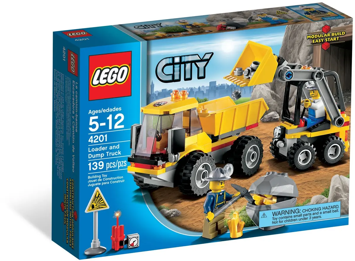 LEGO City 4201 Loader and Tipper set, image 2