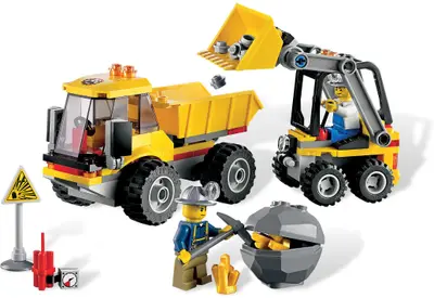 LEGO City 4201 Loader and Tipper set