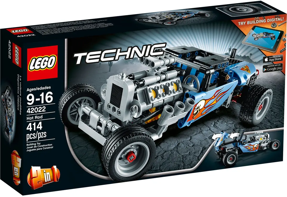 LEGO Technic 42022 Hot Rod set, image 2