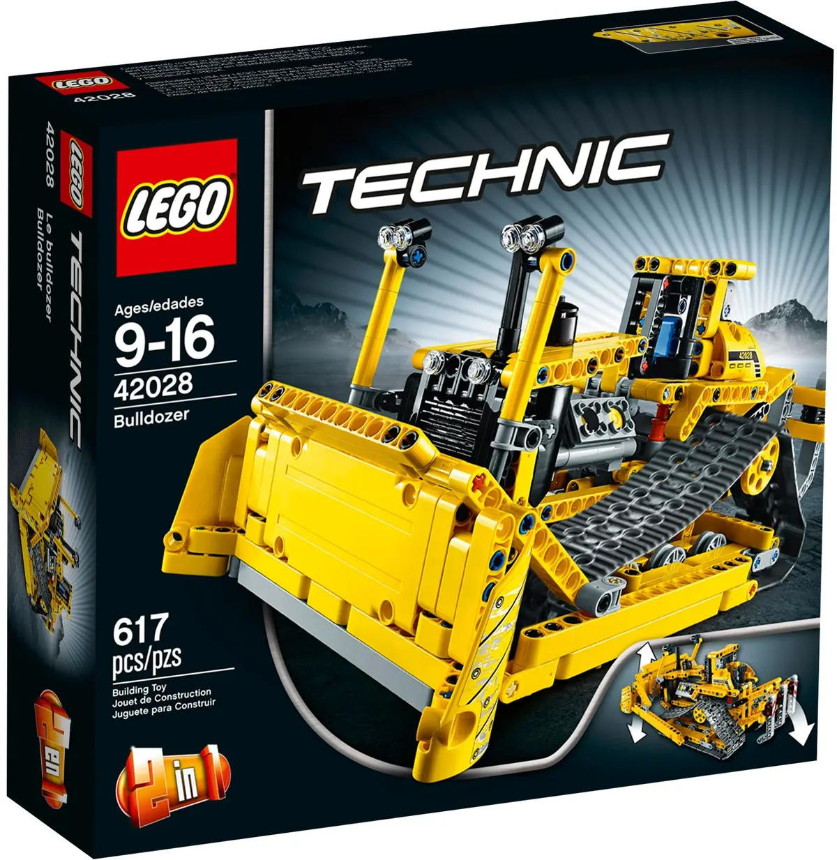 LEGO Technic 42028 Bulldozer set, image 2