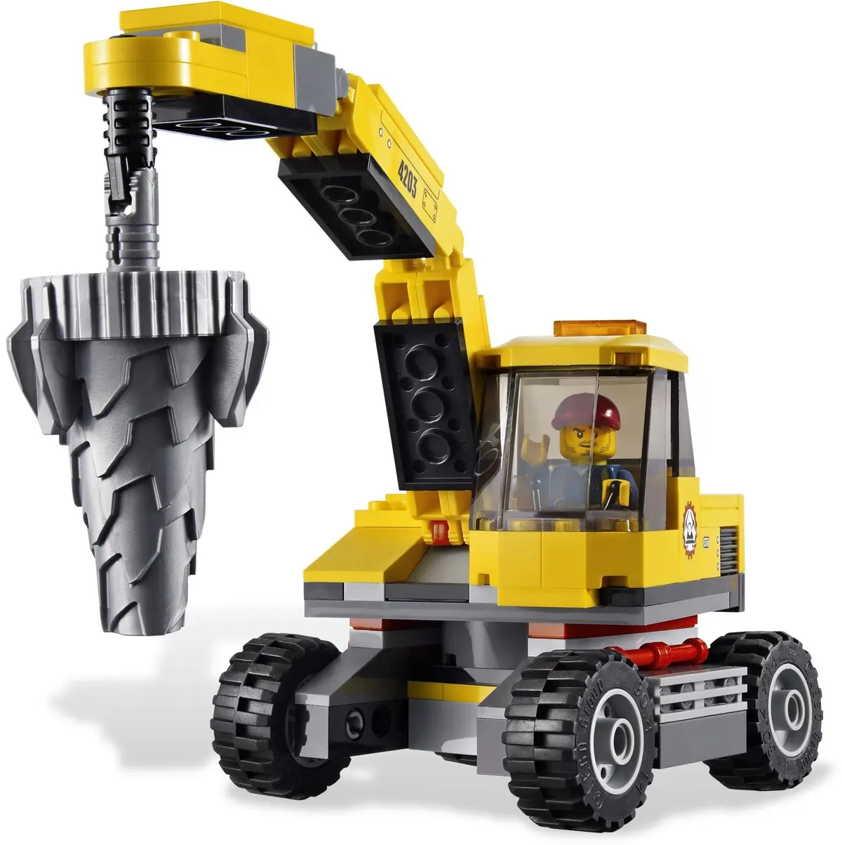 LEGO City 4203 Excavator Transporter set, image 4