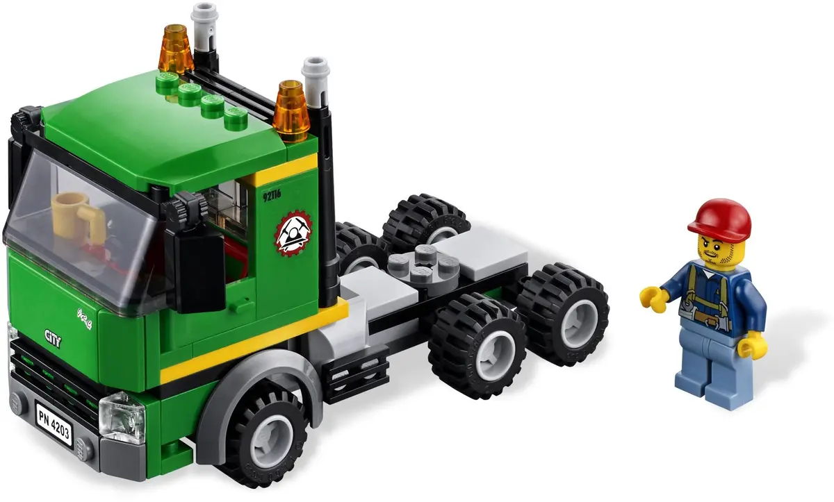 LEGO City 4203 Excavator Transporter set, image 6