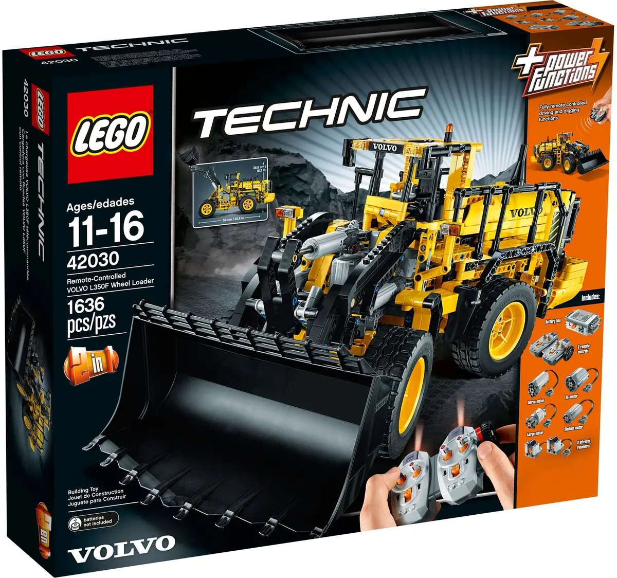 LEGO Technic 42030 Volvo L350F Wheel Loader set, image 2