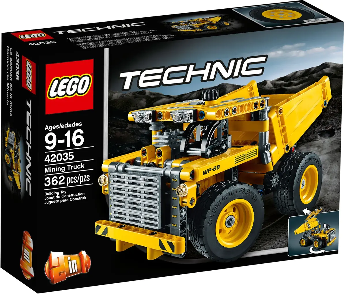 LEGO Technic 42035 Mining Truck set, image 2