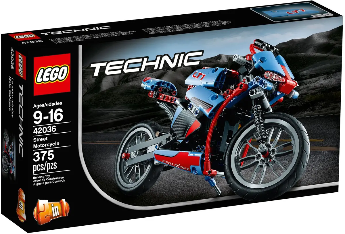 LEGO Technic 42036 Street Motorcycle set, image 2