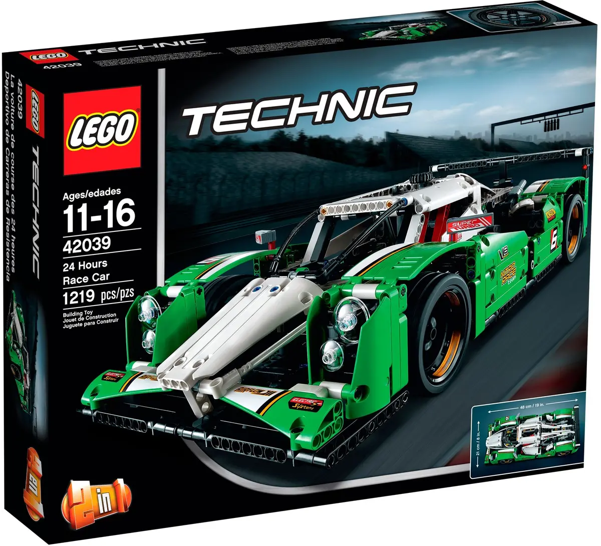 LEGO Technic 42039 24 Hours Race Car set, image 2