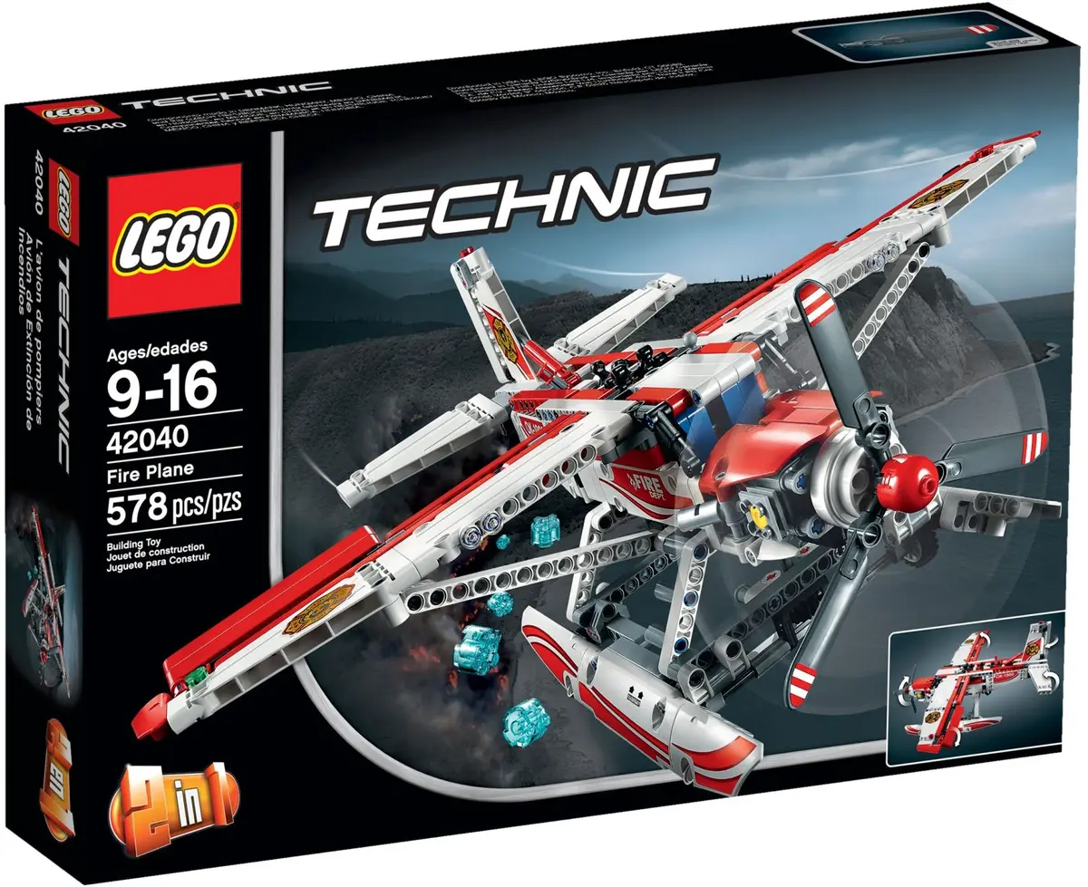 LEGO Technic 42040 Fire Plane set, image 2
