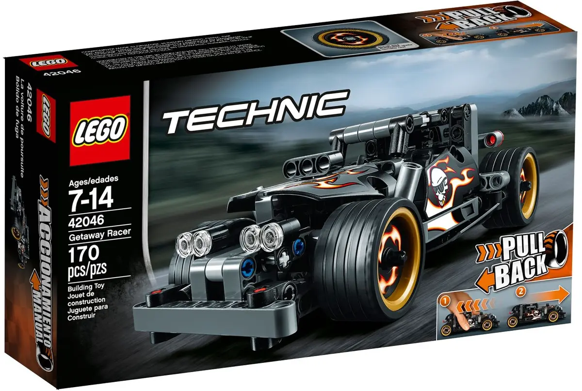 LEGO Technic 42046 Getaway Racer set, image 2