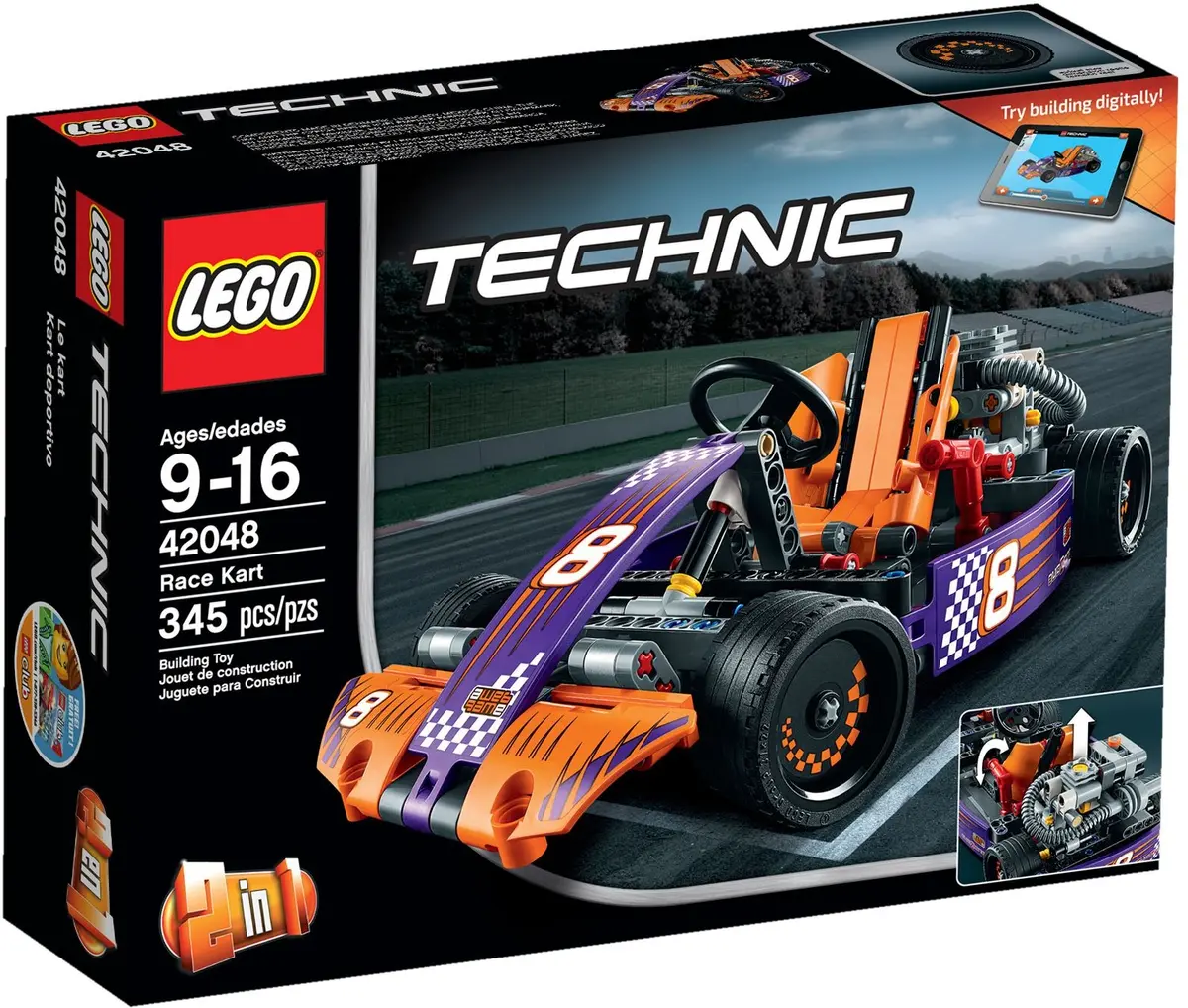LEGO Technic 42048 Race Kart set, image 2