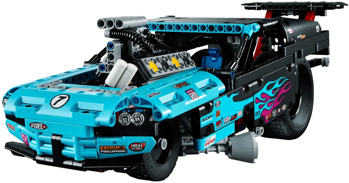 LEGO Technic 42050 Drag Racer set, image 8