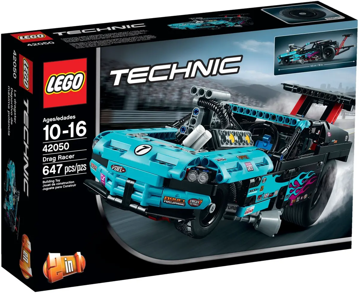 LEGO Technic 42050 Drag Racer set, image 2