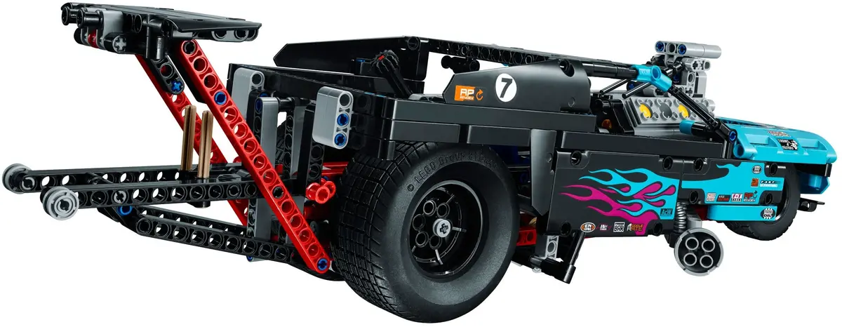 LEGO Technic 42050 Drag Racer set, image 4