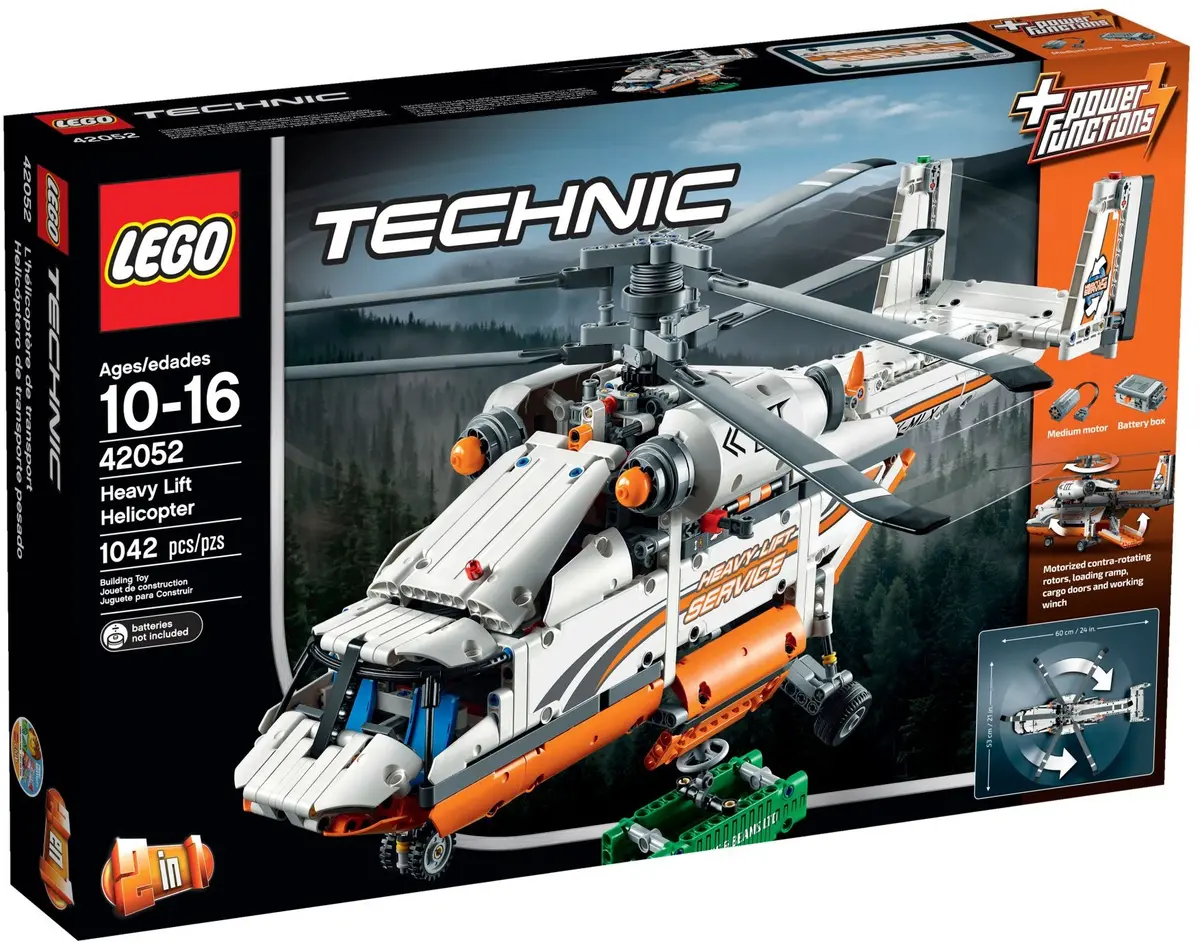 LEGO Technic 42052 Heavy Lift Helicopter set, image 2