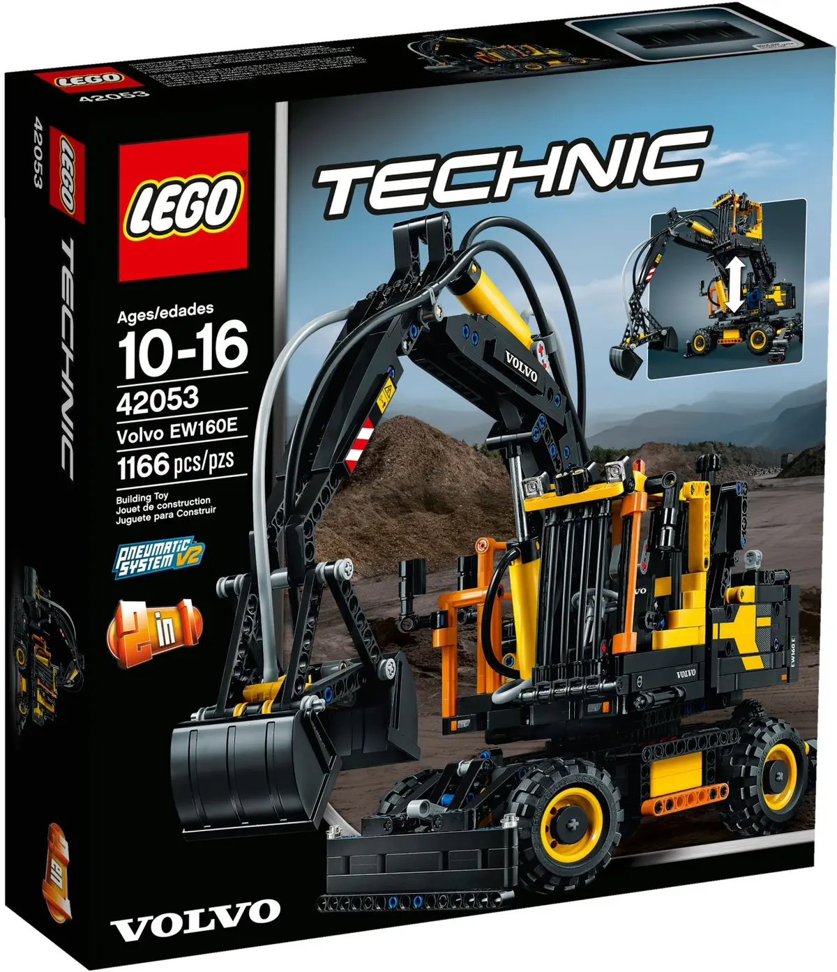 LEGO Technic 42053 Volvo EW160E set, image 2