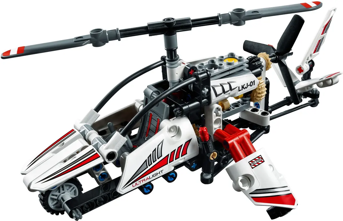 LEGO Technic 42057 Ultralight Helicopter set, image 3