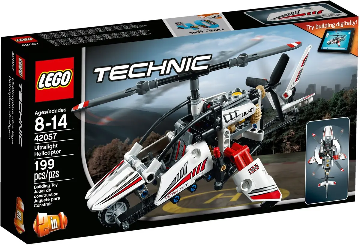 LEGO Technic 42057 Ultralight Helicopter set, image 2