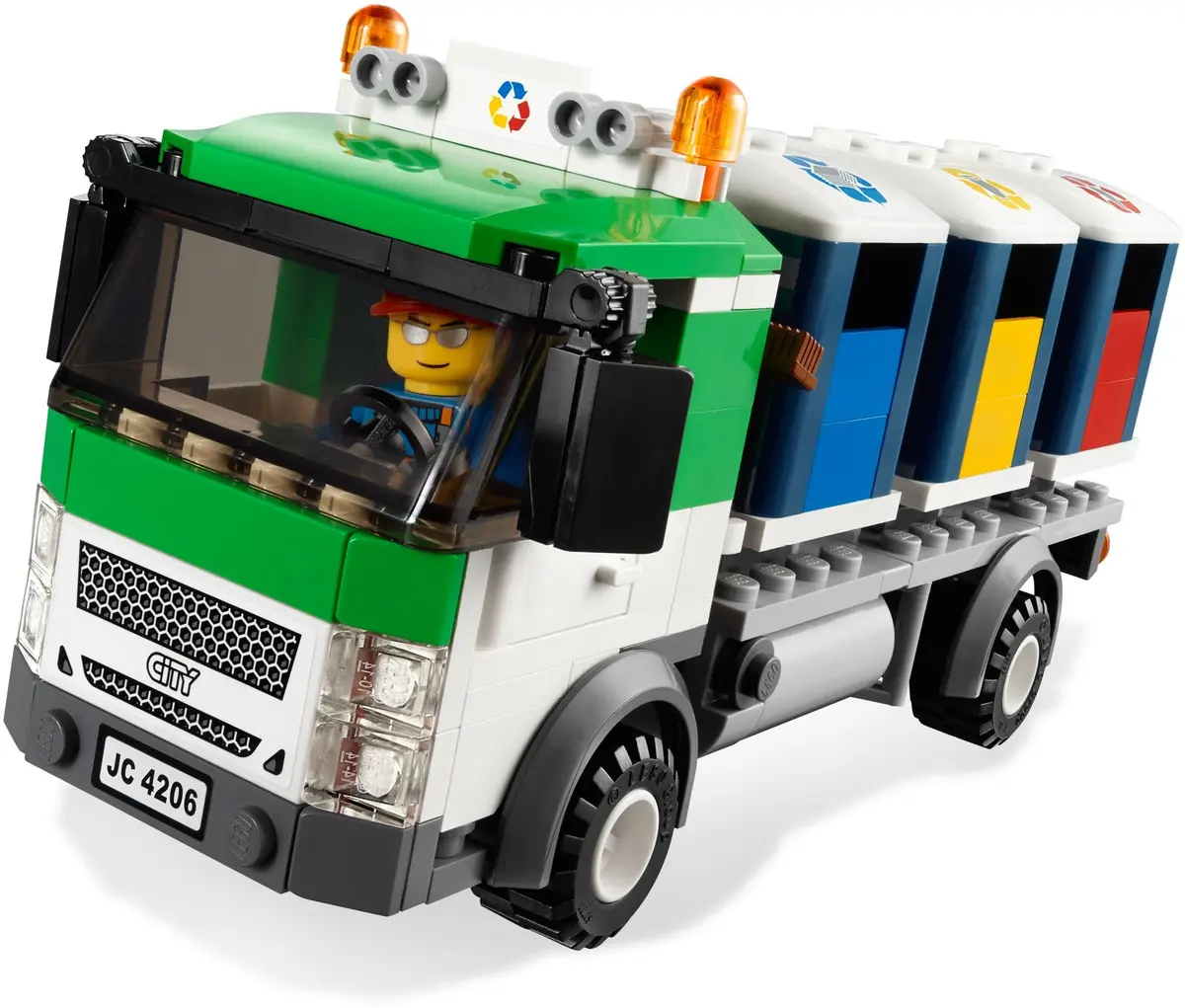LEGO City 4206 Recycling Truck set, image 3