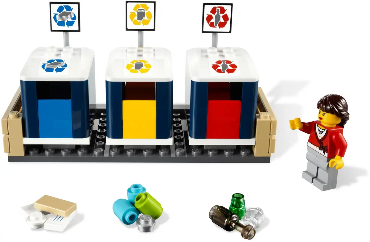 LEGO City 4206 Recycling Truck set, image 4